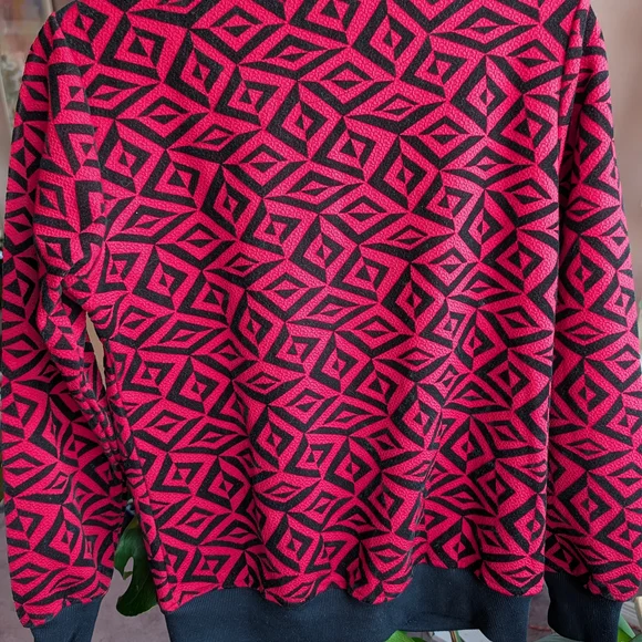 Oster Wool Patterned Bomber Jacket - Picture 2 of 5